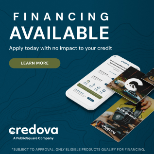 Credova financing available — apply with no impact to your credit